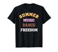 Festivals d'été rétro Musique en Plein air Danse Concerts années 70 60 T-Shirt