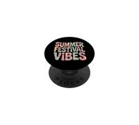 Festivals Summer Musique Comédie Littéraire Vintage Vibes PopSockets PopGrip Adhésif