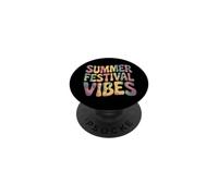 Festivals Summer Musique Comédie Littéraire Vintage Vibes PopSockets PopGrip Adhésif