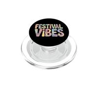 Festivals Summer Musique Comédie Littéraire Vintage Vibes PopSockets PopGrip pour MagSafe