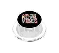Festivals Summer Musique Comédie Littéraire Vintage Vibes PopSockets PopGrip pour MagSafe