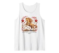 Festive 2026 Cheval Lady Wild Soul Calme Cœur Fortune Vibes Débardeur