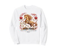 Festive 2026 Cheval Lady Wild Soul Calme Cœur Fortune Vibes Sweatshirt