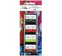 Festive BetterPress Lot de mini cartouches d'encre par Dina Wakley