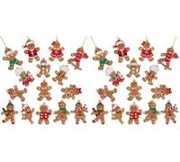 Festive Fix Déco Noël Blanc et Or | Figurines Ange de Sapin 15 Suspensions (Lot de 2)