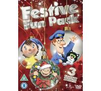 Festive Fun Pack-Postman Pat Magic Christmas/Noddy Jingle Bells/Curious George A Very Monkey C [Edizione: Regno Unito] [Import]