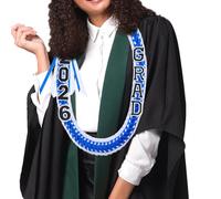 Festive Graduation Lei, 120cm Ribbon Wrapping Garland, 4 inch Celebration Accessory with Colorful Design, Satin Ribbon Decoration, Party Kit with Elegant Style, Grad Accessory for College