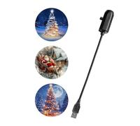 Festive LED Projector - USB Rechargeable Christmas Lighting | ABS Electronic Build, 3 Pattern Styles A B, Compact 28x2.3x2.6cm 40g, Party Decor for Yard Garden Offices Desk Classroom School