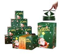 Festive Money - Contenitore a 3D, rivela Contanti a comparsa, oggetto Regalo Unico, Spazio pieghevole, decorazione natalizia, per Carte Regalo, ideale per Tutte Le età, Picco