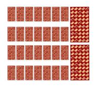 Festive Red Envelopes - Elegant Holiday Pack | Celebration Packets with Gold Foil Design, Gift Holders with Traditional Symbol, Fortunate Money Envelopes, Chinese New Year Packets for Family Gathering