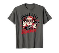 Festive Rock Squelette Main Jingle Bell Rockin Sign Noël T-Shirt