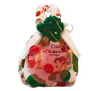 Festive Snack Sacks - Christmas Cookie Pouch for Gathering | Cloth Fabric with Secure Tie, Holiday Present Container, Student Teacher Accent, Event Planner Setup, Seasonal Party Favor Organizer
