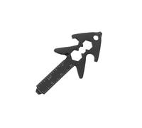 Festives Outil de Survie de Poche Combinant Ouvre-tout Règle en Acier Inoxydable pour Cadeau de Noël Outil Portable
