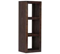 Festnight Armoire Console Buffet Étagère de Rangement de Style Vintage 40 x 30 x 110 cm Bois d'Acacia Massif