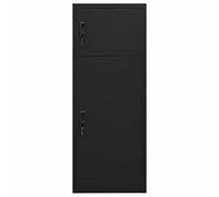 Festnight Armoire de sellerie, Armoire métallique de sellerie, Armoire métallique d’écurie, Armoire métalliqu,Armoire à selles,Acier-Noir-53 x 53 x 140 cm