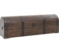 Festnight Boîte de rangement, bois, style vintage, marron, 120 x 30 x 40 cm