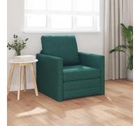 Festnight Canape Convertible 1 Places Canapé 1 Places Canapé-lit 2 en 1 pour Petit Appartement, Salon, Bureau-Vert foncé-74x77x81 cm