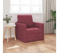 Festnight Canape Convertible 1 Places Canapé 1 Places Canapé-lit 2 en 1 pour Petit Appartement, Salon, Bureau-Rouge bordeaux-74x77x81 cm