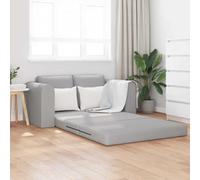 Festnight Canapé Lit 2 Place Convertible Canapé Convertible en Canapé-lit 2-en-1 Canapé Salon Siège Rembourré 148x71x83 cm-Gris nuage-148 cm