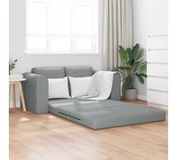 Festnight Canapé Lit 2 Place Convertible Canapé Convertible en Canapé-lit 2-en-1 Canapé Salon Siège Rembourré 148x71x83 cm-Gris clair-148 cm
