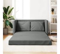 Festnight Canapé-lit canapé Convertible 2 Places Clic clac 2 Places Convertible bz Convertible 2 Places Canapé Chambre ado Canapé Deux Places Tissu-Gris foncé-112x174x55 cm