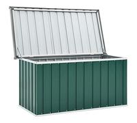 Festnight Coffre de Jardin,Coffre de Rangement extérieur,Coffre de Stockage, Malle de Rangement,Boîte de Rangement de Jardin -Vert 129x67x65 cm
