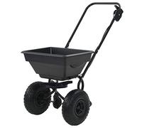 Festnight Distributeur de Sel Épandeur de Jardin PVC et Acier 92 x 46 x 70 cm 15 L