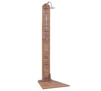 Festnight Douche de Jardin Douche d'Extérieur Teck Massif 70 x 75 x 204 cm