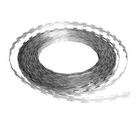 Festnight Fil Barbelé 500 m en Acier galvanisé Argenté de Jardin Clôtures