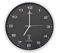Festnight Horloge Murale Radioguidée avec Mouvement à Quartz pour Maison, Bureau, Salle d'attente, etc 31 cm Noir