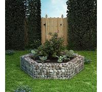 Festnight Jardinière à Gabion hexagonale pour Jardin