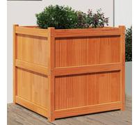 Festnight Jardinière Bois Extérieur Jardinieres Exterieur Bac a Fleur Bois Jardinière en Bois pour Pots de Fleurs Jardin terrasse-Marron-70 x 70 x 70 cm