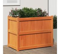Festnight Jardinière Bois Extérieur Jardinieres Exterieur Bac a Fleur Bois Jardinière en Bois pour Pots de Fleurs Jardin terrasse-Bois de pin brun-90 x 50 x 70 cm