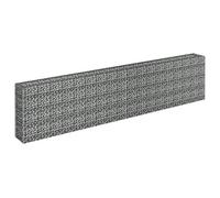 Festnight Jardinière Gabion Grande Panier Gabion Acier 360 x 30 x 90 cm
