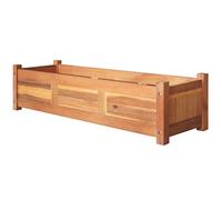 Festnight Jardinières balcon bac a fleur en bois,Jardinière pour Jardin Bois d'acacia