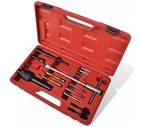 Festnight Kit Extracteur Bougie de Préchauffage et Réparation de Filetage 16 pcs