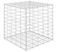 Festnight Lit surélevé Cube à Gabion Fil d'acier 50x50x50 cm