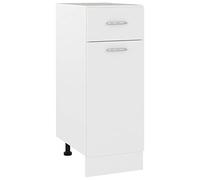 Festnight Meuble de Rangement Buffet Cuisine Armoire de Cuisine Blanc 30x46x81,5 cm Aggloméré