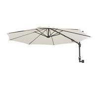 Festnight Parasol de Jardin Parasol Mural pour Patio 300cm Sable