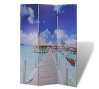 Festnight Paravent en Bois 120 x 180 mer