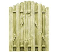 Festnight Portail de Jardin en Bois Portillon de Jardin Cloture Exterieur terrasse 100 x 125 cm (l x H)