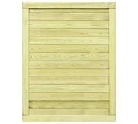 Festnight Portillon en Bois Clôtures de Jardin Clôtures et barrières Portail de Jardin pour Jardin ou Patio 100 x 125 cm