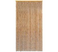 Festnight Rideau de Porte en Bambou Contre Insectes