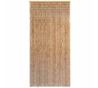 Festnight Rideau de Porte en Bambou Contre Insectes