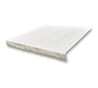 Festnight Store Banne en Toile Blanc Crème 4 x 3 m (Cadre Non Inclus)