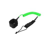 Festnight Surf Leash Laisse Premium SUP Planche de Surf Surf Leg Rope Tressé Legrope Paddleboard Lisse Acier Pivotant PU Enroulé Stand Up Paddle