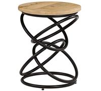 Festnight Table d'Appoint Table de Salon Table Basse Bois de Manguier Solide 40x50 cm