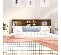 Festnight Tete de lit 180 cm Tête de lit avec Rangement Têtes de lit pour Adulte Armoire de Tête de Lit Murale Meuble de Chambre-Chêne marron-180 x 19 x 103.5 cm