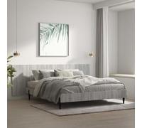 Festnight Tete de lit 240 cm Armoire de Tête de Lit Murale Têtes de lit pour Adulte Meuble de Chambre à Coucher-Sonoma gris-240x1,5x80 cm