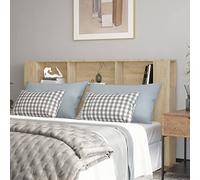 Festnight Tête de lit,tête de lit avec Rangement, tête de lit Bois,Tete de lit pour Adulte,Design Mural,Rangement supplémentaire,Le complément Parfait à la Chambre 180x18,5x104,5 cm-Chêne Sonoma